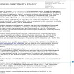 Klauuuudia: Iso 22301 Gap Analysis Template for Business Continuity Management Policy Template