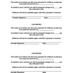 Late Payment Notice - Free Printable Documents inside Notarized Payment Agreement Template