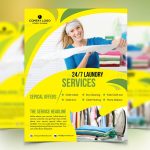 Laundry Service Flyer By Design Station | Graphicriver For Laundry Flyers Templates