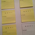 Lesson Deli: Mini Post-It Rubrics with regard to Printable Post It Notes Template
