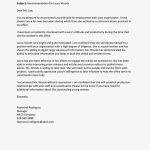 Letter Of Recommendation Hard Working Employee • Invitation Template Ideas With Template For Letter Of Recommendation From Employer