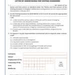 Letter Of Undertaking For Visiting Examiners – Fill And Sign Printable With Regard To Legal Undertaking Template