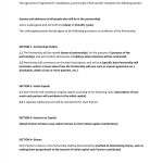 Limited Company Partnership Agreement Template Uk ~ Addictionary Throughout Free Business Partnership Agreement Template Uk