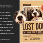 Lost Dog Flyer Template 1 - Flyerheroes inside Lost Dog Flyer Template