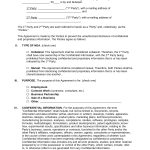Louisiana Non Disclosure Agreement (Nda) Template – Eforms With Regard To Unilateral Non Disclosure Agreement Template