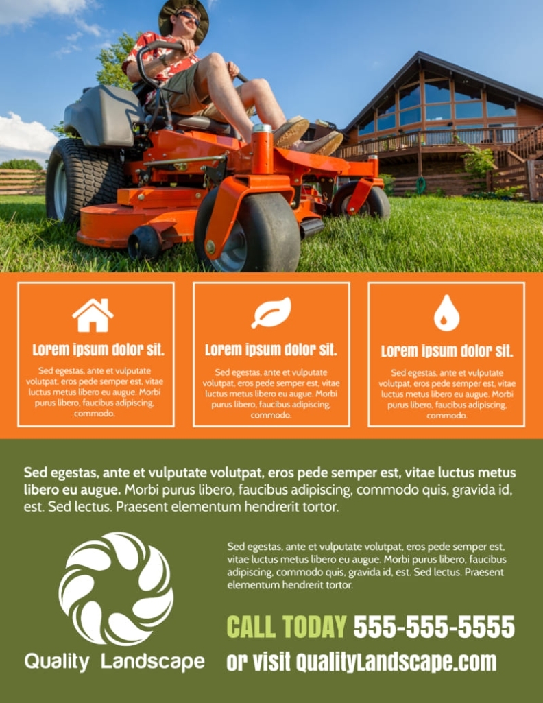 Love Lawn Care Flyer Template | Mycreativeshop Inside Lawn Care Flyers Templates Free