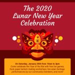Lunar New Year Community Event Flyer Template with regard to Community Event Flyer Template