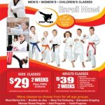 Martial Arts Flyer (8.5 X 11) #Ma020010 With 8.5 X 11 Flyer Template