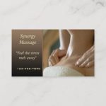 Massage Therapy Business Card | Zazzle In Massage Therapy Business Card Templates