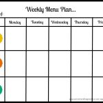 Meal Planning Printables And Tips Throughout Weekly Dinner Menu Template