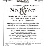 Meet And Greet Flyer March 3 | Peterborough Nh Economic Development Throughout Meet And Greet Flyers Templates