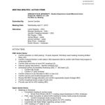 Meeting Minutes / Action Items – Memorial Union – Oregon State With Regard To Meeting Notes Template With Action Items