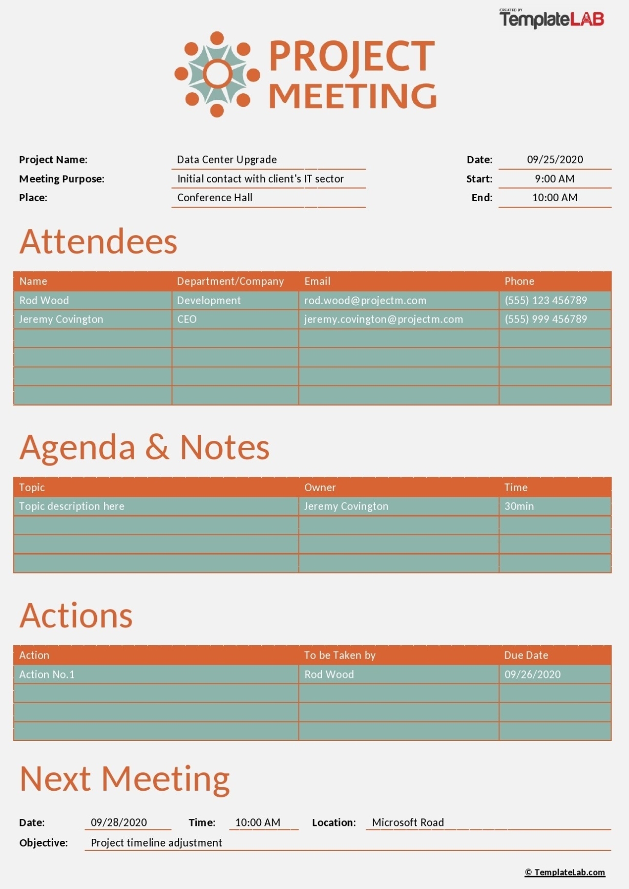Meeting Minutes Templates In Word / 26 Handy Meeting Minutes Meeting In Meeting Notes Template Word
