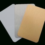 Metal Business Cards – Plain Edge Pertaining To Transparent Business Cards Template