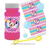 Minnie Mouse Bubble Bottle Labels [Instant Download] – My Store Pertaining To Bubble Bottle Label Template