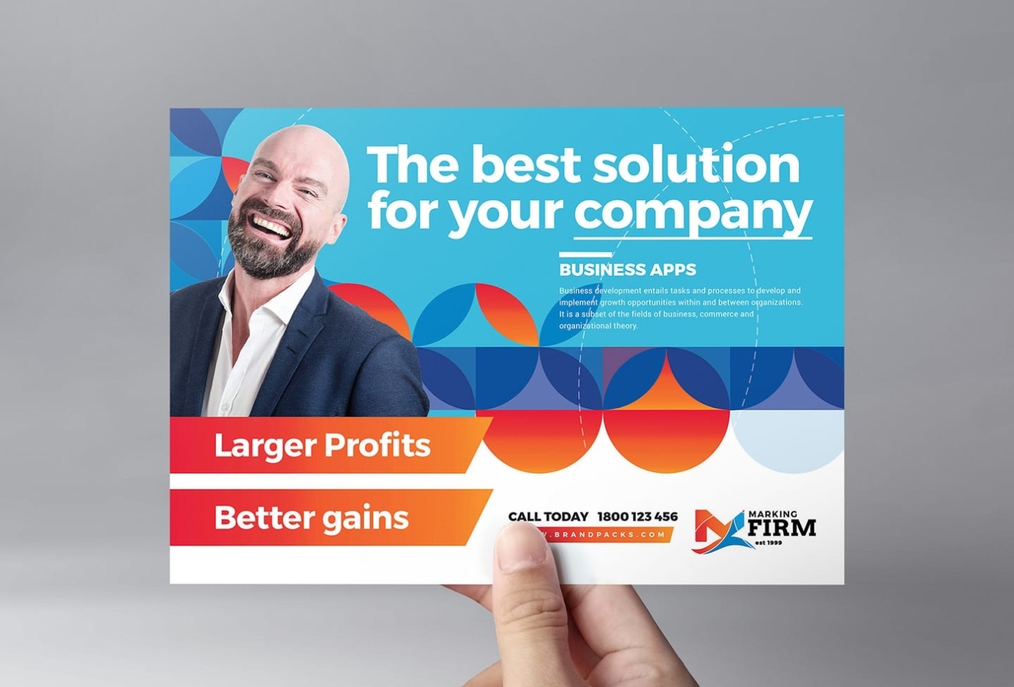 Modern Corporate Flyer Template V2 – Brandpacks With Regard To Generic Flyer Template