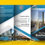 Modern Tri Fold Brochure Design Template With Flat Style – Graphicsfamily Throughout Three Fold Flyer Templates Free