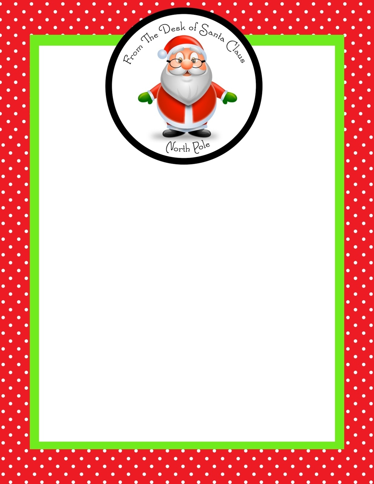 Month Of Joy: The Magic Of A Letter From Santa - Simply Sprout with regard to Free Printable Letter From Santa Template