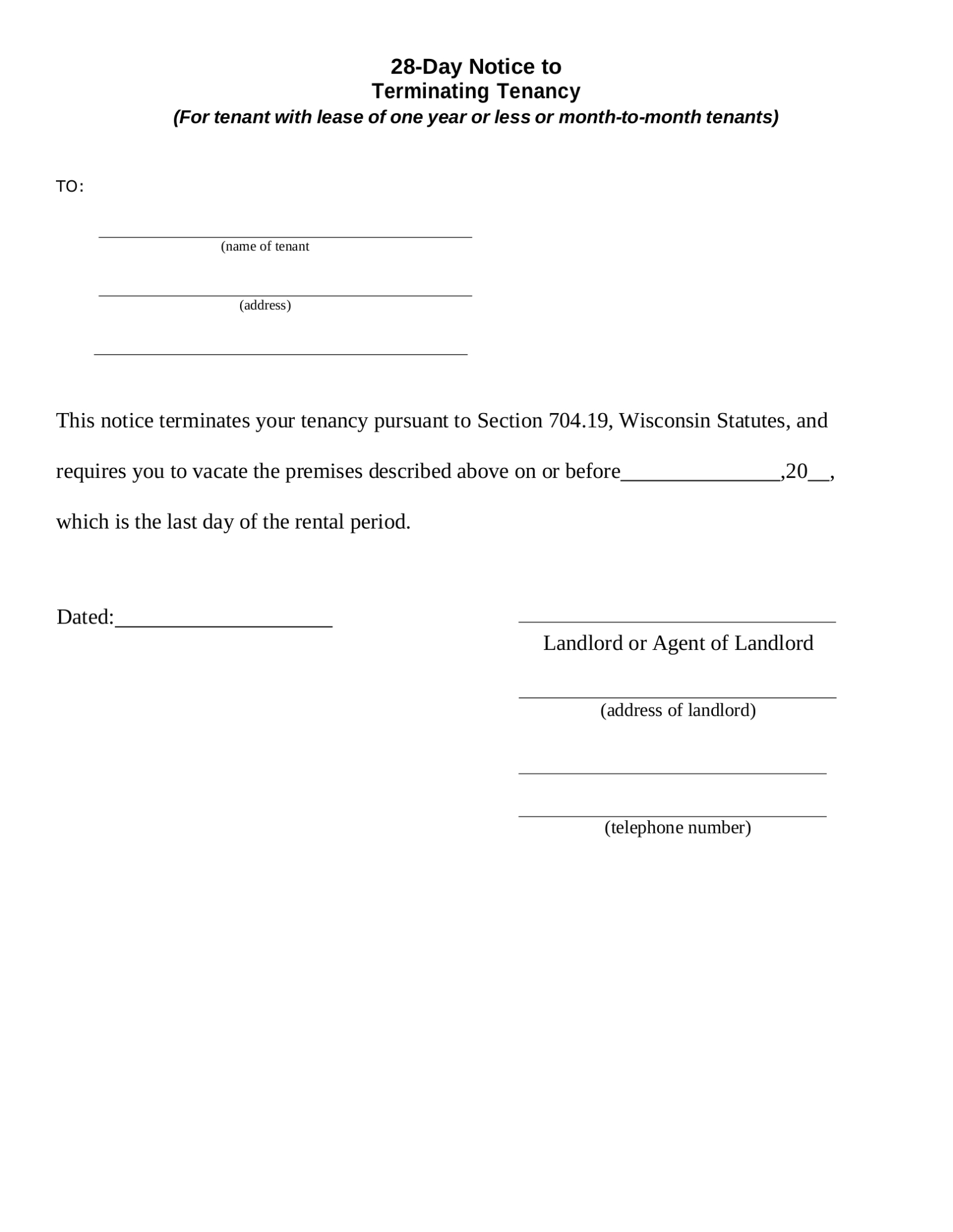 Month To Month Lease Termination Letter Template | Pdf Template Intended For Cancellation Of Lease Agreement Template