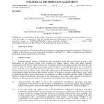 Motion Picture Distribution Agreement (Producer) | Legal Forms And with regard to tv advertising agreement template