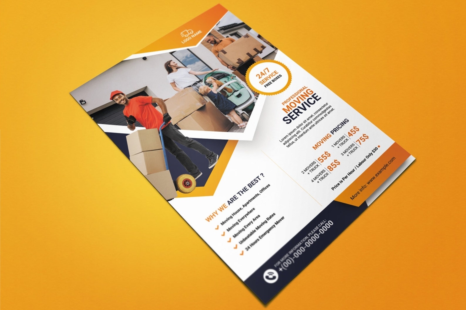 Moving Company Flyer Template Moving Services Flyer | Etsy Inside Moving Flyer Template