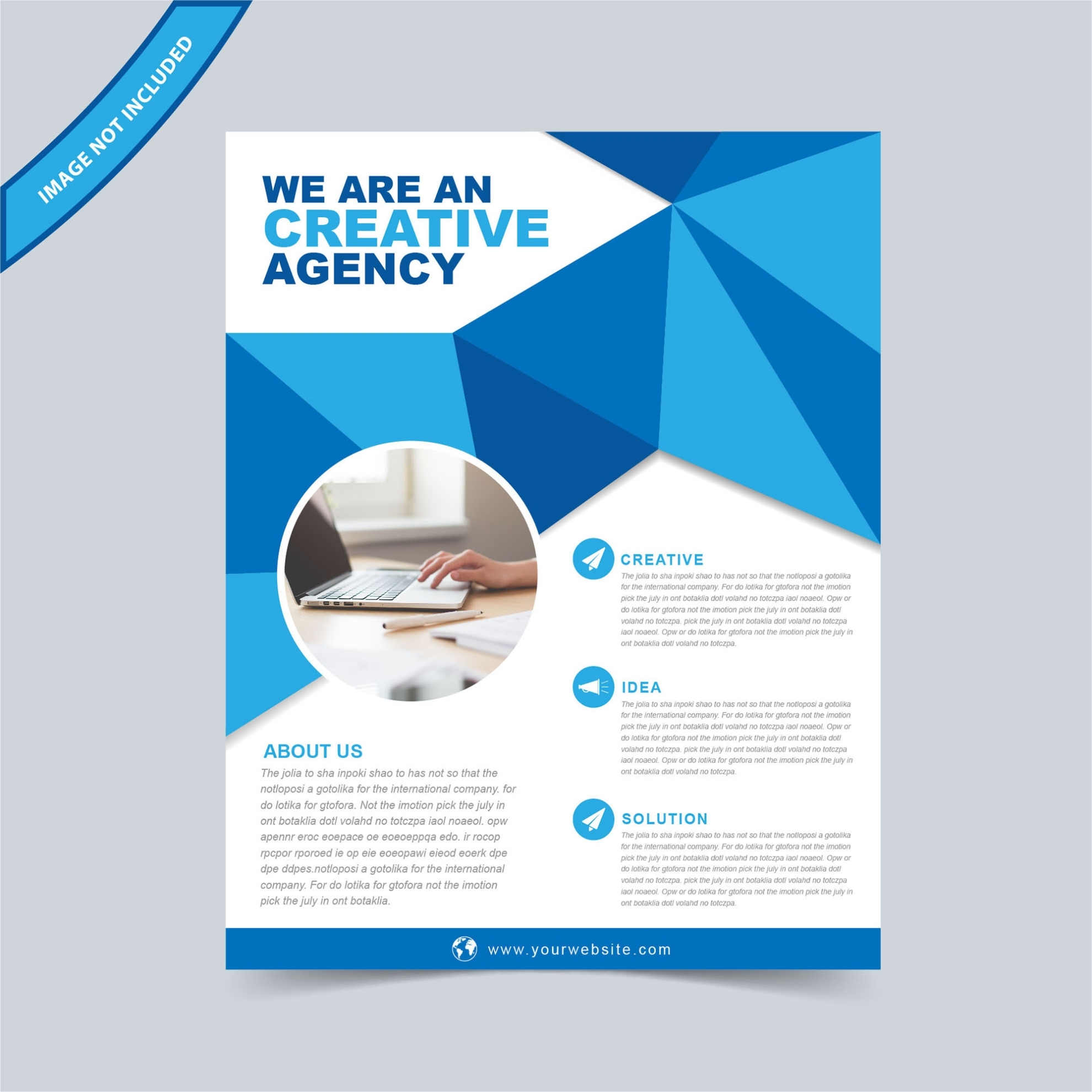 Multipurpose Flyer Template Free Download - Wisxi Within Generic Flyer Template