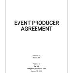Music Producer Agreement Template – Google Docs, Word, Apple Pages With Regard To Music Equipment Rental Agreement Template