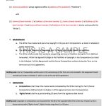 Music Publishing Contract Template With Songwriter Agreement Template