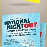 National Night Out Flyer Template Free Of National Night Out Flyer Regarding National Night Out Flyer Template