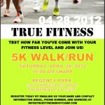Natural Nutrition : True Fitness Boot Camp Spring 5K Run Inside Fitness Boot Camp Flyer Template