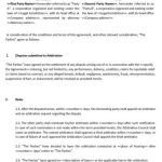 Ne0255 Mediation And Arbitration Agreement Template – English – Namozaj Within Workplace Mediation Agreement Template
