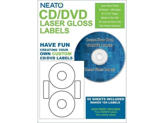 Neato Cd Label Maker Intended For Neato By Fellowes Cd Label Template