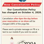 New Cancellation Policy | Ann Yoga Studio Intended For Massage Cancellation Policy Template