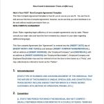 Non Compete Agreement Template – What You Need For A Clear Content Inside Subcontractor Non Compete Agreement Template