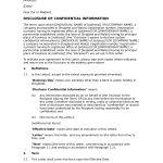 Non-Disclosure Letter (Unilateral, Standard) - Docular pertaining to unilateral non disclosure agreement template