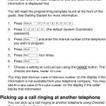 Nortel T7316 Phone Button Template – Programming Overlay / Push The With Nortel T7316 Label Template