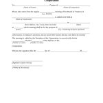 Notice Of Meeting Doc Template | Pdffiller with regard to Meeting Notice Template