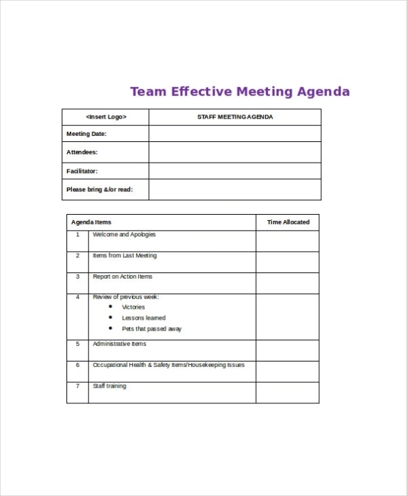 One On One Staff Meeting Agenda Template Regarding One On One Meetings With Employees Template