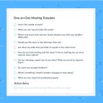 One To One Meeting Template Excel • Invitation Template Ideas Within One One One Meeting Template