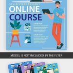 Online Course Free Psd Flyer Template Free Download #36589 – Styleflyers Throughout Flyer Maker Template