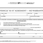 Oohub – Image – Car Sold As Is Agreement With Car Warranty Agreement Template