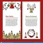 Paper Design Template For Santa Claus, Christmas Mail. Letterhead With within Santa Claus Letterhead Template