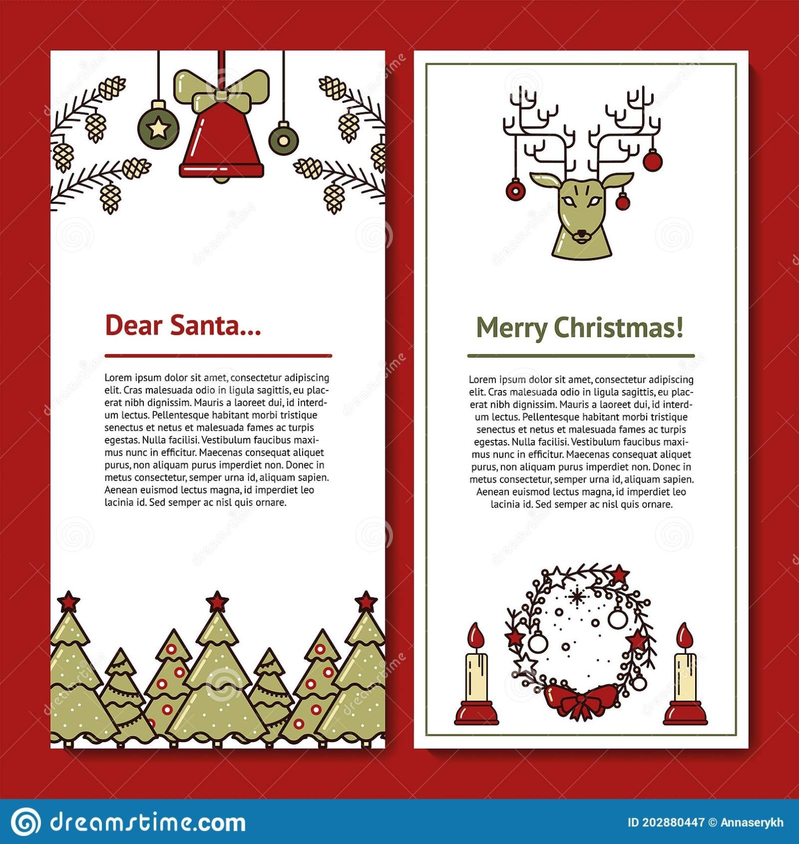 Paper Design Template For Santa Claus, Christmas Mail. Letterhead With within Santa Claus Letterhead Template