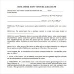 Partnership Agreement Sample Word | Hq Printable Documents Regarding Real Estate Investment Partnership Business Plan Template