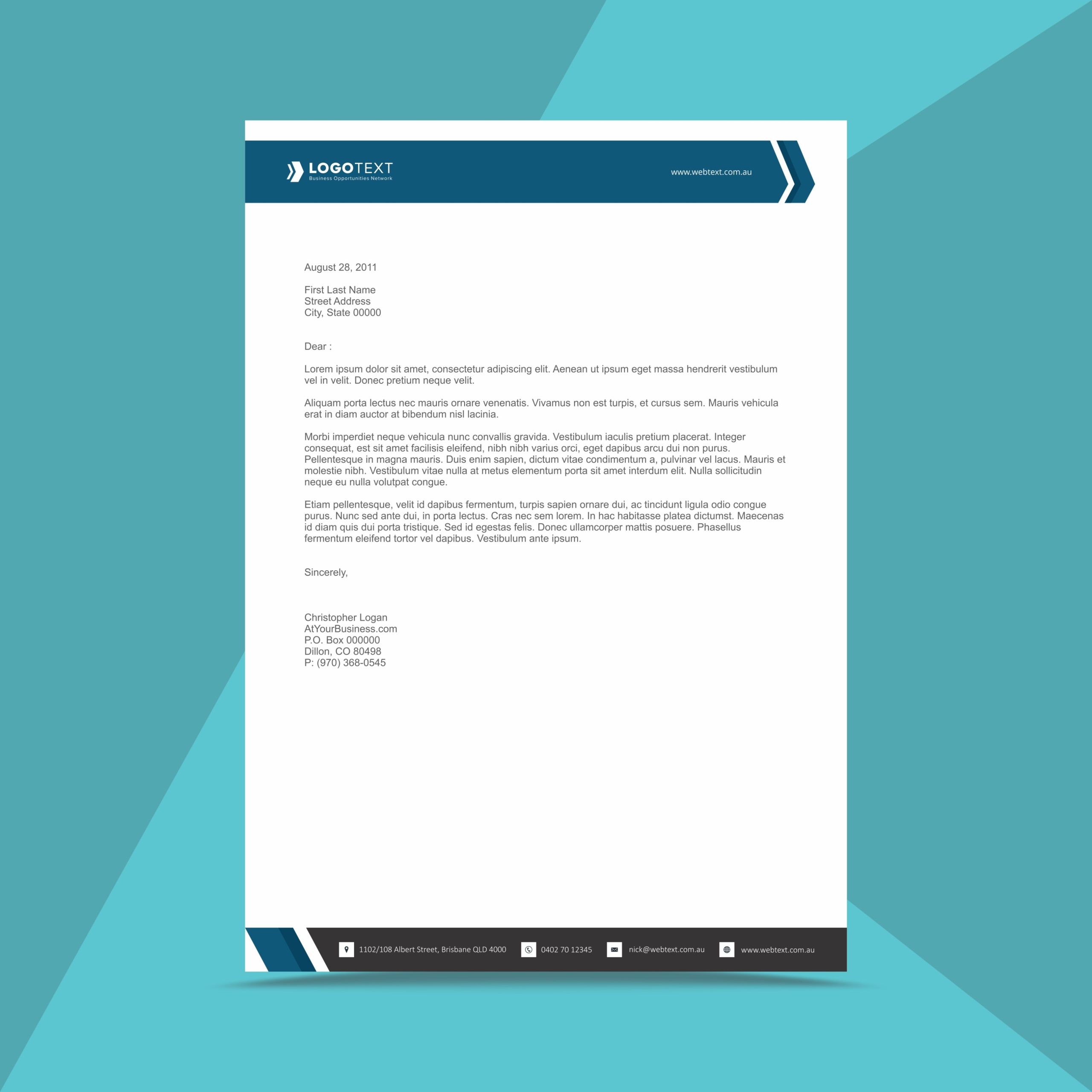 Personal Letter Head Format - 25 Free & Premium Business Letterhead Intended For Free Printable Letterhead Templates