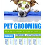 Pet Grooming Bulletin Board Flyer Templates With Dog Grooming Flyers Template