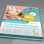 Pet Grooming Salon Flyer Template By Owpictures | Graphicriver Throughout Dog Grooming Flyers Template