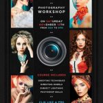 Photography Workshop Flyer Template For Photoshop Design Psd V2 With Free Photography Flyer Templates Psd