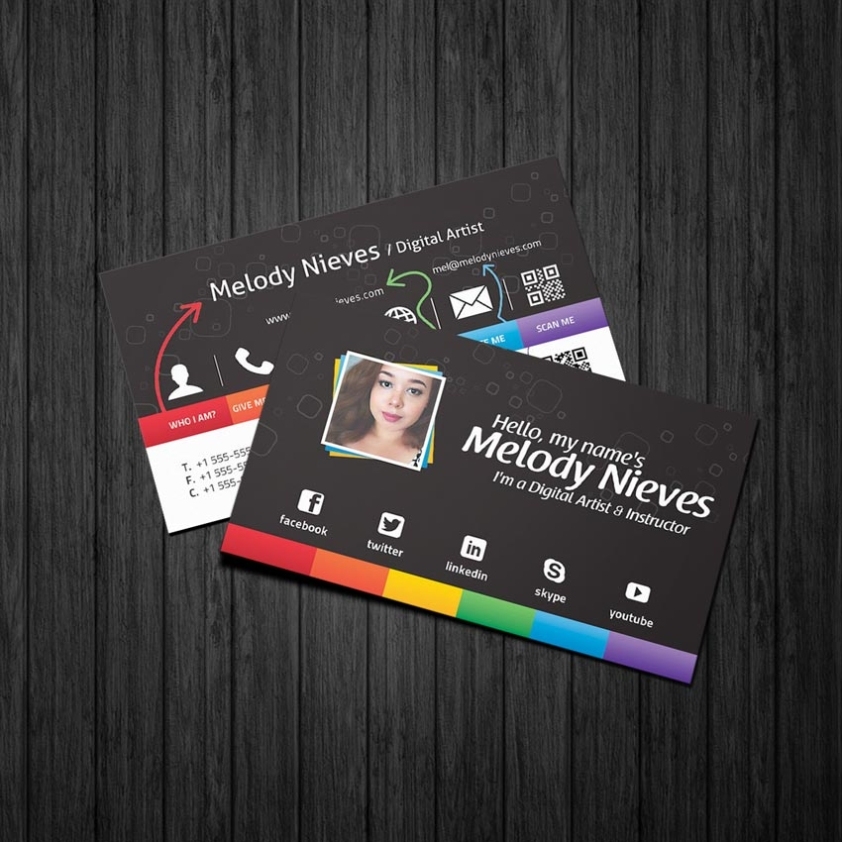 Photoshop In 60 Seconds: How To Customize A Business Card Template Intended For Create Business Card Template Photoshop