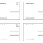 Postcard Template 1 With Avery Postcards Template